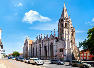 Wall Mural - Side view of the Divi Blasii church in Mühlhausen, Germany