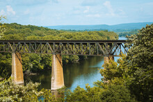 Railroad Bridge Across The Potomac River At Shepherdstown, West Virginia