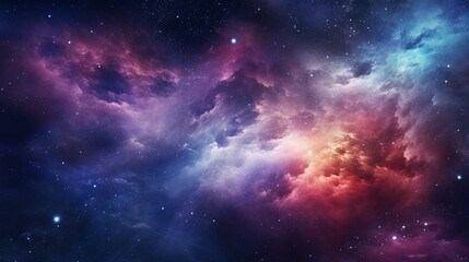 Wall Mural - Abstract colorful space galaxy cloud nebula. Universe science astronomy. Supernova background wallpaper