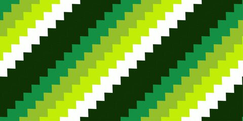 Leinwandbilder - Bright green pattern from a diagonal ladder. Bright and acid green colors. For printing and applying to any surface.