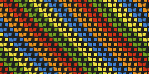 Poster - Diagonal mosaic puzzles, which are divided by color. They go diagonally across the color arrangement.  For printing and applying to any surface.