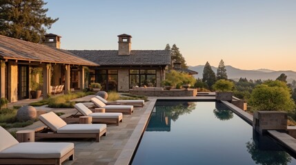 Luxurious villa in the heart of Napa Valley, California