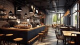 Fototapeta Londyn - Coffee shop design Ideas