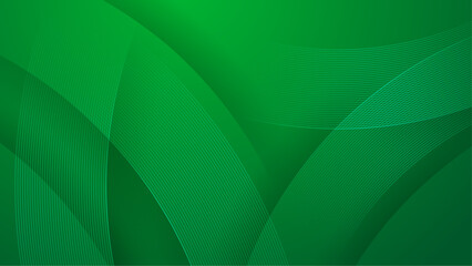 modern green wave curve abstract presentation background. vector illustration design for presentatio