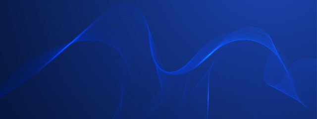 Wall Mural - simple minimal dark blue abstract business presentation background with light stripes and overlap la