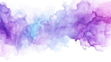 Abstract Purple Watercolor Background Illustration.