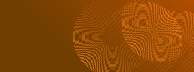 Wall Mural - flowing orange curve shape with soft gradient vector abstract background, relaxing and tranquil art,