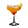 Sidecar cocktail PNG transparency garnish with rimmed with sugar on top, champang glass cocktail, Margarita Glass. Isolated
