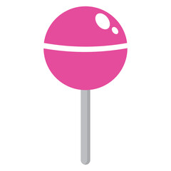 Sticker - candy icon vector