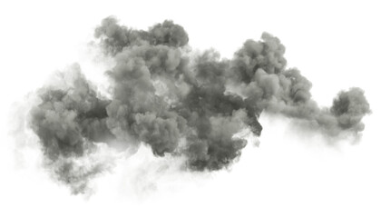 Aufkleber - Rainstorm cloud mystic cut out transparent backgrounds 3d render png