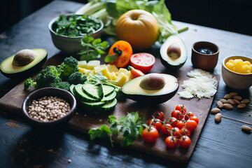 Wall Mural - food ingredients