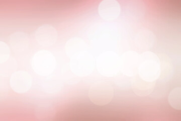 Wall Mural - Pink tone of Abstract background with bokeh defocused lights.