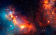 © Karo - Deep, space galaxy background. Astronomical background. Starry sky.
