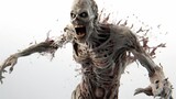 Fototapeta  - Scary Zombie Monster, Halloween, Devil, Generative ai
