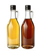 bottles of oil And vinegar  isolated on transparent background