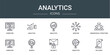 © MacroOne - set of 10 outline web analytics icons such as computer, analytics, analytics, aorithm, hierarchical structure, computer, search vector icons for report, presentation, diagram, web design, mobile app