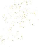 Fototapeta  - Gold heart glitter confetti