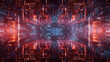 © AspctStyle - Abstract futuristic technology background. Modern hi-tech, science, futuristic technology concept. complexity and data flood of modern digital age