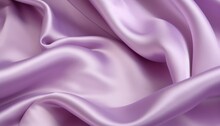 Soft And Delicate Lilac Silk Fabric Texture Background