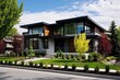 Gorgeous contemporary suburban residence in Calgary, Alberta.