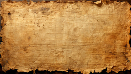 Wall Mural - old torn vintage paper background texture, manusript or parchment vertically oriented antique,grundg