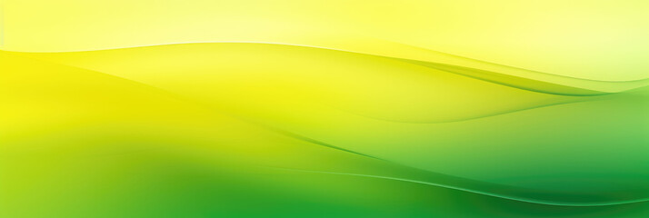 Wall Mural - Wide yellow-green curve gradient background material