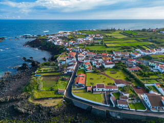 Canvas Print - Mosteiros, picturesque little coastal town on Sao Miguel, Azores Islands, Portugal.
