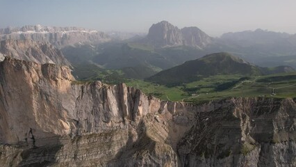 Wall Mural - Seceda peak footage, Dolomites, Italy