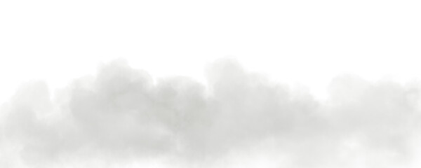 Aufkleber - Isolate realistic white fog on transparent backgrounds specials effect 3d render png