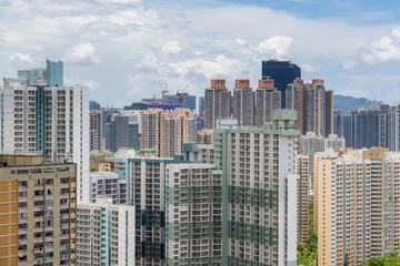 Canvas Print - Hong Kong Wong Tai Sin district