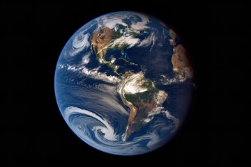  amazing photo of planet earth globe on dark black background