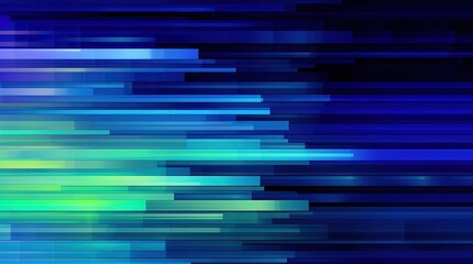Wall Mural - Abstract digital, vibrant pattern with squares, lines, rectangles. Business card. Blue, lime green, violet, purple stripes for a technology glowing pattern. Light texture for science and research.