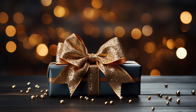 Gifts prepared for important people in festivals, Christmas, New Year, Valentine generative ai