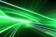 © Patrick Helmholz - Abstract futuristic background with glowing neon high speed wave lines and lights for data transfer
