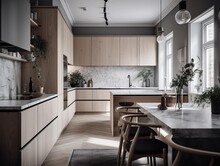Sleek Simplicity: Step Into The Scandinavian Modern Kitchen Of Your Dreams!