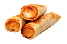 Egg Roll. Isolated Object, Transparent Background