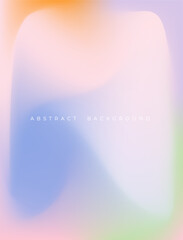 Wall Mural - pastel rainbow gradient mesh background. soft blurry purple and green design for social media concep