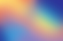 Golden Yellow Orange Blue Background. Color Gradient. Bright Fiery Background