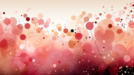 Wall Mural - An abstract geometric pattern with waves and dots. Generative AI. 
