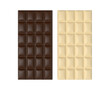white and black chocolate bar png