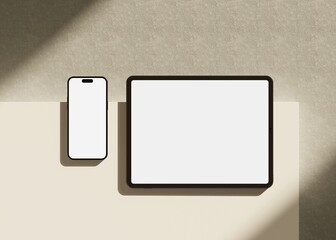 Wall Mural - Responsive Web Design and website Mockup, Devices Mock up, Smartphone desktop tablet laptop template Mockup