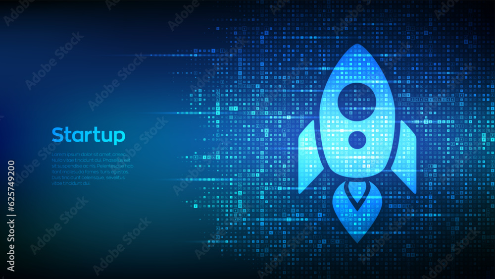 Software Development Startup Background Vector de Stock Startup icon made with currency symbols. Startup ...