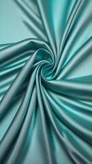 Wall Mural - Elegance in Satin Silk - Blue Pattern for Stunning Banner | Generative IA