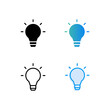 © mattbadal - Illuminating Ideas. Bulb Icon Vector