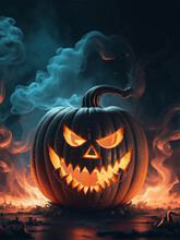 Evil Jack-o-lantern Free Stock Photo - Public Domain Pictures