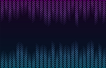 Wall Mural - Blue and violet geometric lines abstract technical modern background. Vector design