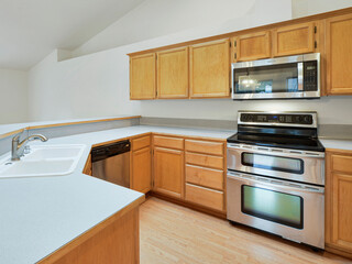 Modern residential luxury kitchen interior