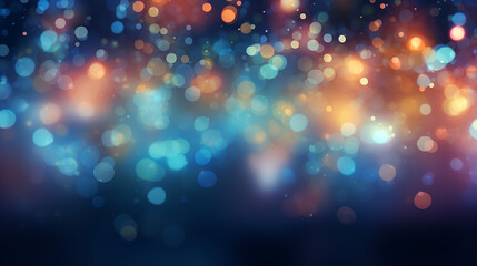 abstract bokeh lights background illustration