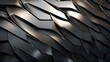 © QuietWord - abstract metal scale background, Generative Ai