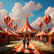 Circus Tent In The Park